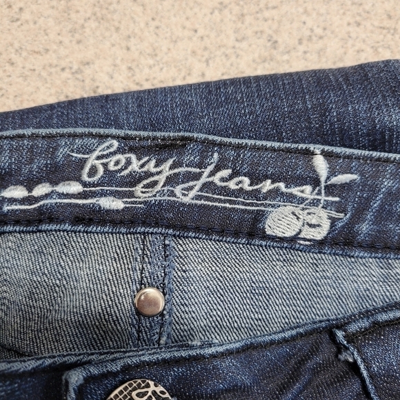 𝅺TALL Long Size 9 Straight Skinny Low Rise Dark Denim Wash Stretch Jean - Picture 11 of 12